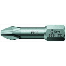 Бита торсионная PH 2 x 25 мм 1/4 C6.3 серия 851/1 TZ PH Wera WE-056510