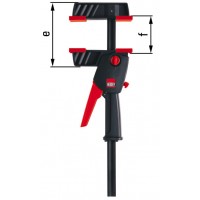 Струбцина для работы одной рукой DuoKlamp 650/85, 1.2 кН DUO65-8 BE-DUO65-8