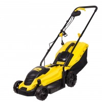 Газонокосилка эл. CHAMPION EM3313 (1,3 кВт пласт.+ткань травосб. 35л ширина 330мм 25-65мм, 8,8кг) (EM3313)