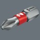 Набор бит PH 1/2, PZ 1/2, TX 10-30, HEX 2-5.5, SL 5.5/6.5 с короткой отвёрткой-битодержателем, магнит, 19 пр. Kraftform Kompakt Stubby 1 WE-057471