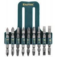 Набор двусторонних бит KraftMax, 9 шт KRAFTOOL 26060-H10