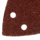 Треугольник абразивный на ворc. подложке под липучку, перф., P 40, 150х150х100 мм, 5 шт. Denzel (738577)