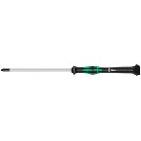 Отвёртка крестовая прецизионная PH 1 x 80 мм Kraftform Micro серия 2050 PH Wera WE-118024