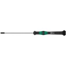 Отвёртка крестовая прецизионная PH 1 x 80 мм Kraftform Micro серия 2050 PH Wera WE-118024