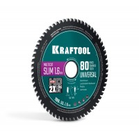 Диск пильный по дереву Slim multi cut 190 х 30 x 1.6 мм 80Т KRAFTOOL 36957-190-30-80