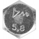 Болт M16 x 50 мм, кл. пр. 5.8, цинк, 5 кг, ГОСТ 7798-70 ЗУБР 303080-16-050