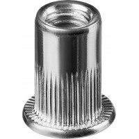 Резьбовые заклепки стальные с насечками Nut-S, М12, 100 шт KRAFTOOL 311707-12