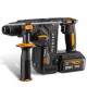 Перфоратор аккумуляторный PRO 2.9Дж, 20В, 2*4Ач, 850Вт RUNTEC RT-EH850