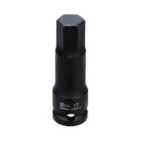Головка торцевая ударная HEX 17 мм, 1/2