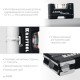 Компактный магнитный уровень A-RATE CONTROL, 5 в 1 KRAFTOOL 34787