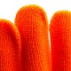 Перчатки трикотажные, акрил, ПВХ гель, Протектор, оранжевый, оверлок Сибртех (68669)
