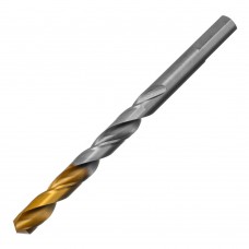 Сверло спиральное по металлу 9 x 125 мм, Р6М5, Golden Tip Denzel (718241)