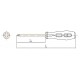 Отвертка Pozidriv PZ 2*100 мм (общ.220мм) искробезопасный сплав BeCu 264-1006, HORTZ