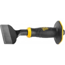 Зубило-конопатка JCB, двухкомпонентная рукоятка с протектором, CrV cталь, 215х100мм