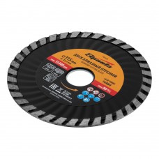 Диск алмазный, отрезной Turbo, 115 х 22.2 мм, сухая резка Sparta (731175)