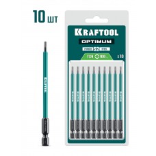KRAFTOOL OPTIMUM TX 9, 100 мм, 10 шт, биты (26126-9-100-S10)