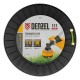 Леска для триммера квадрат, 3,0мм х 111м, на DIN катушке FLEX CORD Denzel (96294)