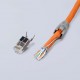 Пресс-клещи для штекеров RJ 45 3-в-1, кол-во гнёзд: 1, 8-пин 8P8C, резка и зачистка кабеля, 190 мм (KN-975113)
