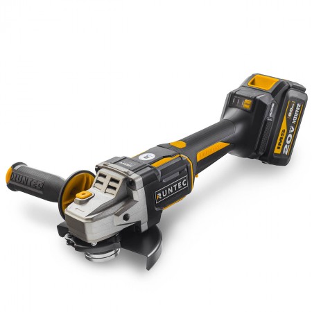 RUNTEC RT-AG1600 Шлифмашина угловая аккумуляторная RUNTEC PRO 125 мм, 20В, 2*6Ач, 1600Вт (RT-AG1600)