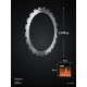 Алмазное кольцо для кольцерезов RING-370, 370 мм KRAFTOOL 36690