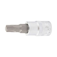 Головка с битой вставкой T8, квадрат 1/4, CrV Stels (13801)