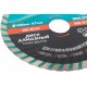 Диск отрезной алмазный Турбо волна GreatFlex Light, 125 x 2.3 x 7.0 x 22.2 мм (55-778)