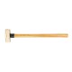 Кувалда 0,450 кг AlCu рукоятка дерево гикори искробезопасная 191G-1002, HORTZ