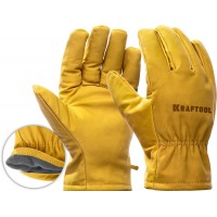 Кожаные рабочие перчатки EXTREM, XL (10) KRAFTOOL 1136-XL