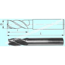 Фреза концевая d 5,0х15х45 ц/х Р6М5 Z=4
