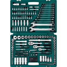 Набор инструмента универсальный 216 предм., (1/2+3/8+1/4) X Drive KRAFTOOL 27888-H216