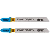 Полотна по металлу, Bimetal, фрезерованные, волнистые зубья, 76/51/0,8 мм (T118GF), 2 шт. (40915)