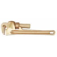 Ключ трубный американский 40x300 искробезопасный сплав AlCu 131-1006, HORTZ