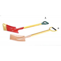 Лопата совковая (исп.B), искробезопасный сплав AlCu 198-1002, HORTZ