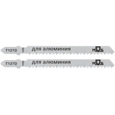 Полотна для эл. лобзика, T127D, по алюминию и пластику, HSS, 100 мм, 2 шт. (40823М)
