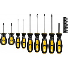 Отвертка-битодержатель с насадками 19 предм. Hercules-19 STAYER 2513-H19