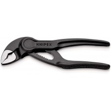 Клещи переставные XS 100 мм, зев 28 мм, фосфатированные, BK COBRA KN-8700100BK