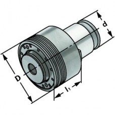 GARWIN INDUSTRIAL 325620-M24 Цанга резьбонарезная быстросменная 18 мм, размер 3, с обгонной муфтой, М24