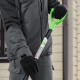 Лопата для уборки снега, поликарбонат, 460х400х1370 мм, стальной черенок, BASE Palisad (61644)