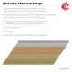 Гвозди реечные рифленые оцинкованные SN34 (D34) 90 x 3.1 мм, 3000 шт ЗУБР 305399-90