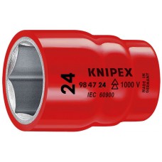 Головка торцевая VDE 1/2 6-гранная, 24 мм, диэлектрическая (KN-984724)