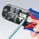 Пресс-клещи для штекеров RJ, 2 гнезда, RJ 11/12 (6-pin), RJ 45 (8-pin), 190 мм (KN-975110)