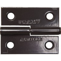 Петля карточная 50 x 43 x 1.8 мм, разъемная, левая, цвет коричневая STAYER 37613-50-3L