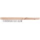 Корщетка с деревянной ручкой 5-ти рядная (38401)