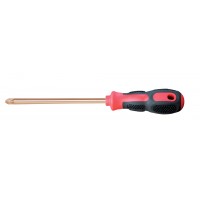 Отвертка Pozidriv PZ 4*200 мм (общ.327мм) искробезопасный сплав BeCu 264-1010, HORTZ
