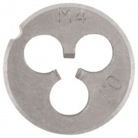 Плашка метрическая, легированная сталь М4х0,7 мм (70821)