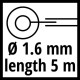 Катушка с леской для аккум. триммера, Einhell GE-CT 18/30 (3405117)