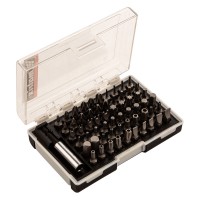 Набор бит с магнитным держателем, CrV, 61 шт. Matrix (11387)