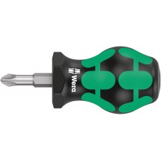 Отвёртка короткая крестовая PZ 2 x 25 мм Stubby серия 355 PZ Wera WE-008854