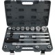 Набор торцевых головок 3/4 6 гр., 19-50 мм, 17 пр., GARWIN PRO, 643550