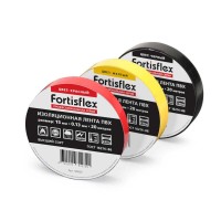 Изолента ПВХ 15x0.13х20 (желт) (Fortisflex) (90805)